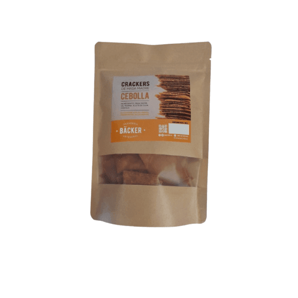 BACKER CRACKERS DE MASA MADRE SABOR CEBOLLA