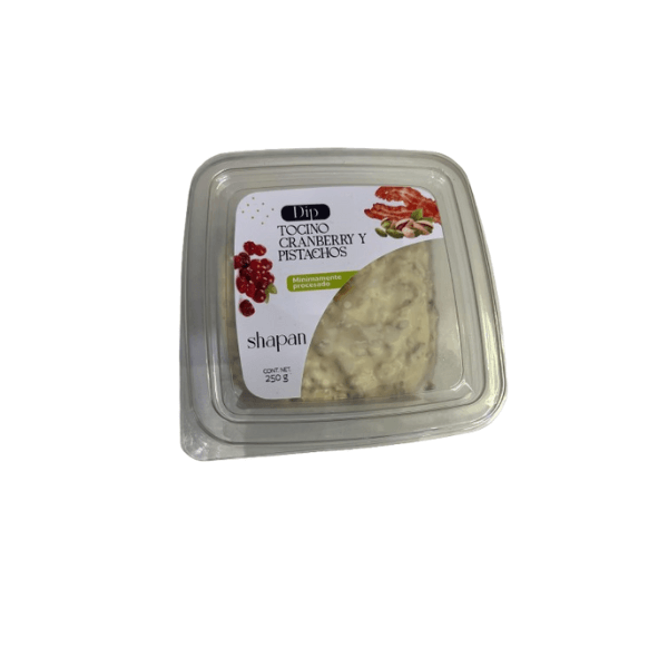 SHAPAN DIP CRAMBERRY Y PISTACHOS 250 GR