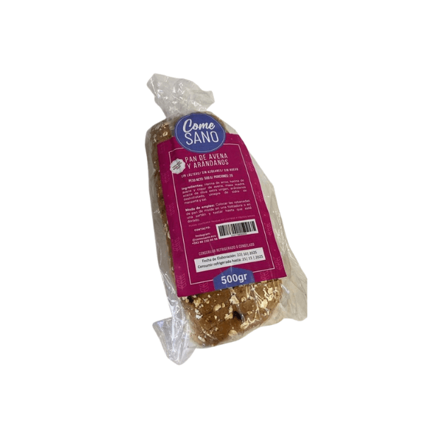 COME SANO PAN DE AVENA Y ARANDANOS 500GR