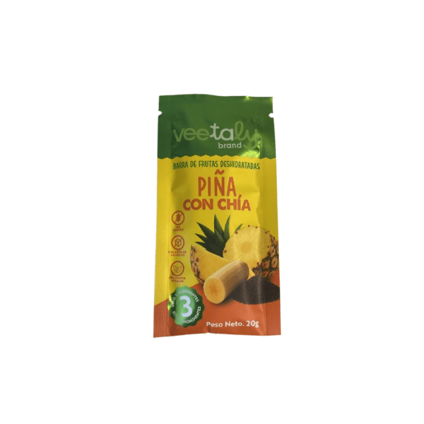 VEETALY BARRA DE PIÑA CON CHIA 20 GR